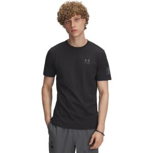 imageUnder Armour Mens Freedom Flag Short Sleeve T Shirt002 Black   Castlerock