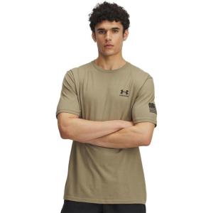 imageUnder Armour Mens Freedom Flag Short Sleeve T Shirt499 Federal Tan   Black