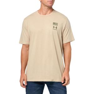 imageUnder Armour Mens Freedom Flag Variation Short Sleeve T Shirt290 Desert Sand   Marine Od Green
