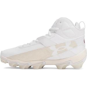 imageUnder Armour Mens Harper 10 Rm Baseball Cleats Sneaker100 WhiteStoneBrownstone