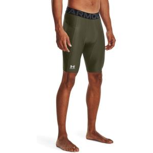 imageUnder Armour Mens HeatGear Long Shorts390 Marine Od Green   White