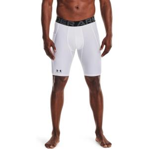 imageUnder Armour Mens HeatGear Long ShortsWhite 100Black
