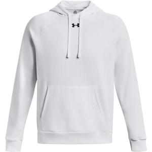 imageUnder Armour Mens Rival Fleece Hoodie100 White   Black