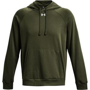 imageUnder Armour Mens Rival Fleece Hoodie390 Marine Od Green   White