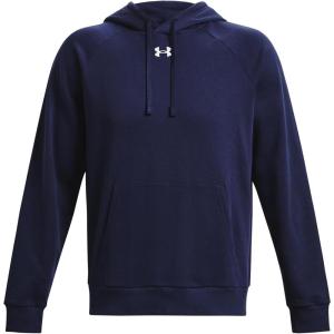 imageUnder Armour Mens Rival Fleece Hoodie410 Midnight Navy   White