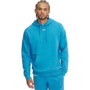 imageUnder Armour Mens Rival Fleece HoodieEther BlueWhite