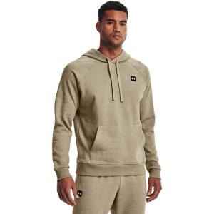 imageUnder Armour Mens Rival Fleece HoodieKhaki Gray Light Heather 038Gray