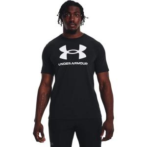 imageUnder Armour Mens Sportstyle Logo Short Sleeve T Shirt 001 Black   White Medium