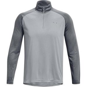 imageUnder Armour Mens Velocity 20 14 Zip036 Steel Light Heather  Pitch Gray Light Heather  Pitch Gray