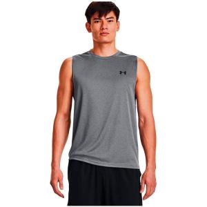 imageUnder Armour Mens Velocity Muscle Tank Top012 Pitch Gray Light Heather   Black
