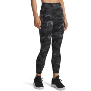 imageUnder Armour Womens Movement Print Ankle Leggings007 Black   Metallic Silver