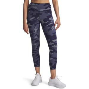 imageUnder Armour Womens Movement Print Ankle Leggings410 Midnight Navy   Metallic Silver