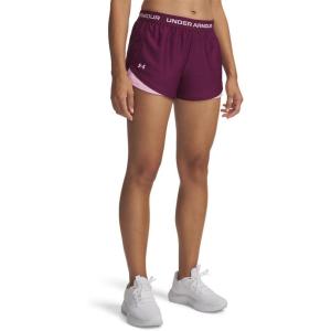 imageUnder Armour Womens Tech Play Up Shorts505 Purple Gemini   Stellar Pink