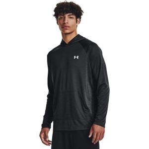 imageUnder Armour mens Velocity Long Sleeve Hoodie001 Black   White