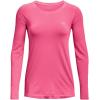 imageUnder Armor Womens Featherweight Fleece Crew640 Pink Punk   Metallic Silver
