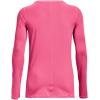 imageUnder Armor Womens Featherweight Fleece Crew640 Pink Punk   Metallic Silver