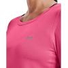 imageUnder Armor Womens Featherweight Fleece Crew640 Pink Punk   Metallic Silver