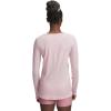 imageUnder Armor Womens Featherweight Fleece Crew647 Prime Pink   White