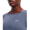 imageUnder Armor Womens Featherweight Fleece Crew767 Aurora Purple   Metallic Silver