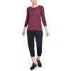 imageUnder Armor Womens Featherweight Fleece CrewLevel Purple 569Metallic Silver