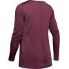 imageUnder Armor Womens Featherweight Fleece CrewLevel Purple 569Metallic Silver