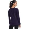 imageUnder Armor Womens Featherweight Fleece CrewPurple Switch 570Metallic Silver
