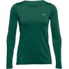 imageUnder Armor Womens Featherweight Fleece CrewSaxon Green 386Metallic Silver