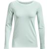 imageUnder Armor Womens Featherweight Fleece CrewSea Mist 936Metallic Silver