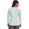 imageUnder Armor Womens Featherweight Fleece CrewSea Mist 936Metallic Silver