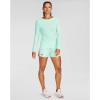 imageUnder Armor Womens Featherweight Fleece CrewSeaglass Blue 403Metallic Silver