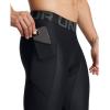 imageUnder Armour Mens HeatGear Armour 34 Leggings002 Black   White