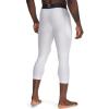 imageUnder Armour Mens HeatGear Armour 34 Leggings101 White   Black