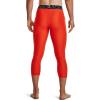 imageUnder Armour Mens HeatGear Armour 34 Leggings860 Dark Orange   White