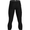imageUnder Armour Mens HeatGear Armour 34 LeggingsBlack 001Pitch Gray