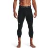 imageUnder Armour Mens HeatGear Armour 34 LeggingsBlack 001Pitch Gray