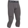 imageUnder Armour Mens HeatGear Armour 34 LeggingsCarbon Heather 090Black