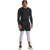 imageUnder Armour Mens HeatGear Armour 34 LeggingsMod Gray 011Black