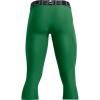 imageUnder Armour Mens HeatGear Armour 34 LeggingsTeam Kelly Green 305White