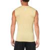 imageUnder Armour Mens HeatGear Compression Sleeveless TShirt715 Team Vegas Gold   Black