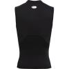 imageUnder Armour Mens HeatGear Compression Sleeveless TShirtBlack 001White