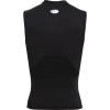 imageUnder Armour Mens HeatGear Compression Sleeveless TShirtBlack 001White