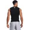 imageUnder Armour Mens HeatGear Compression Sleeveless TShirtBlack 001White