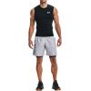 imageUnder Armour Mens HeatGear Compression Sleeveless TShirtBlack 001White