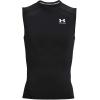 imageUnder Armour Mens HeatGear Compression Sleeveless TShirtBlack 001White