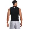 imageUnder Armour Mens HeatGear Compression Sleeveless TShirtBlack 001White
