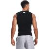 imageUnder Armour Mens HeatGear Compression Sleeveless TShirtBlack 001White
