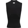 imageUnder Armour Mens HeatGear Compression Sleeveless TShirtBlack 001White