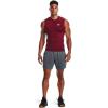 imageUnder Armour Mens HeatGear Compression Sleeveless TShirtCardinalWhite