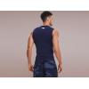 imageUnder Armour Mens HeatGear Compression Sleeveless TShirtMidnight Navy  White