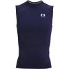 imageUnder Armour Mens HeatGear Compression Sleeveless TShirtMidnight Navy 410White